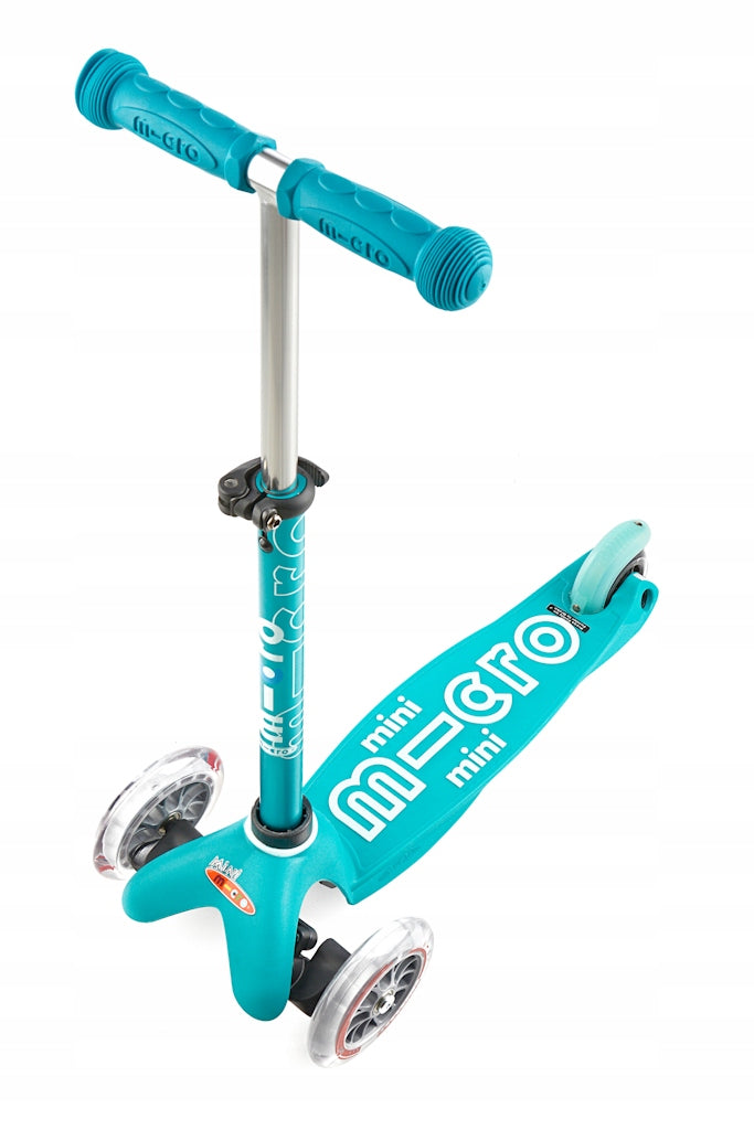 Scooter Micro Mini Deluxe Turquoise MMD001 Kind tri-wheeled