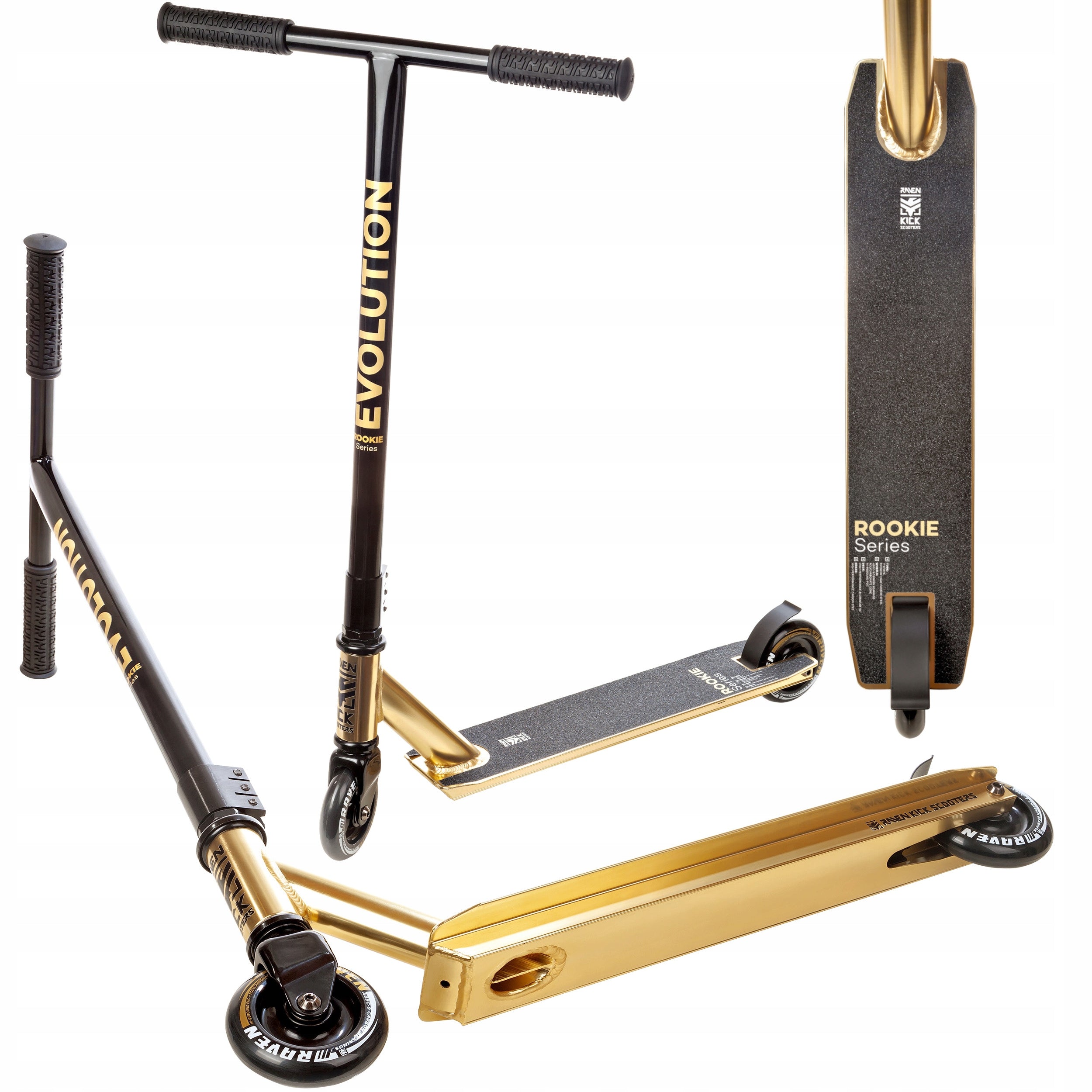Scooter RAVEN Evolution Rookie Gold 100mm
