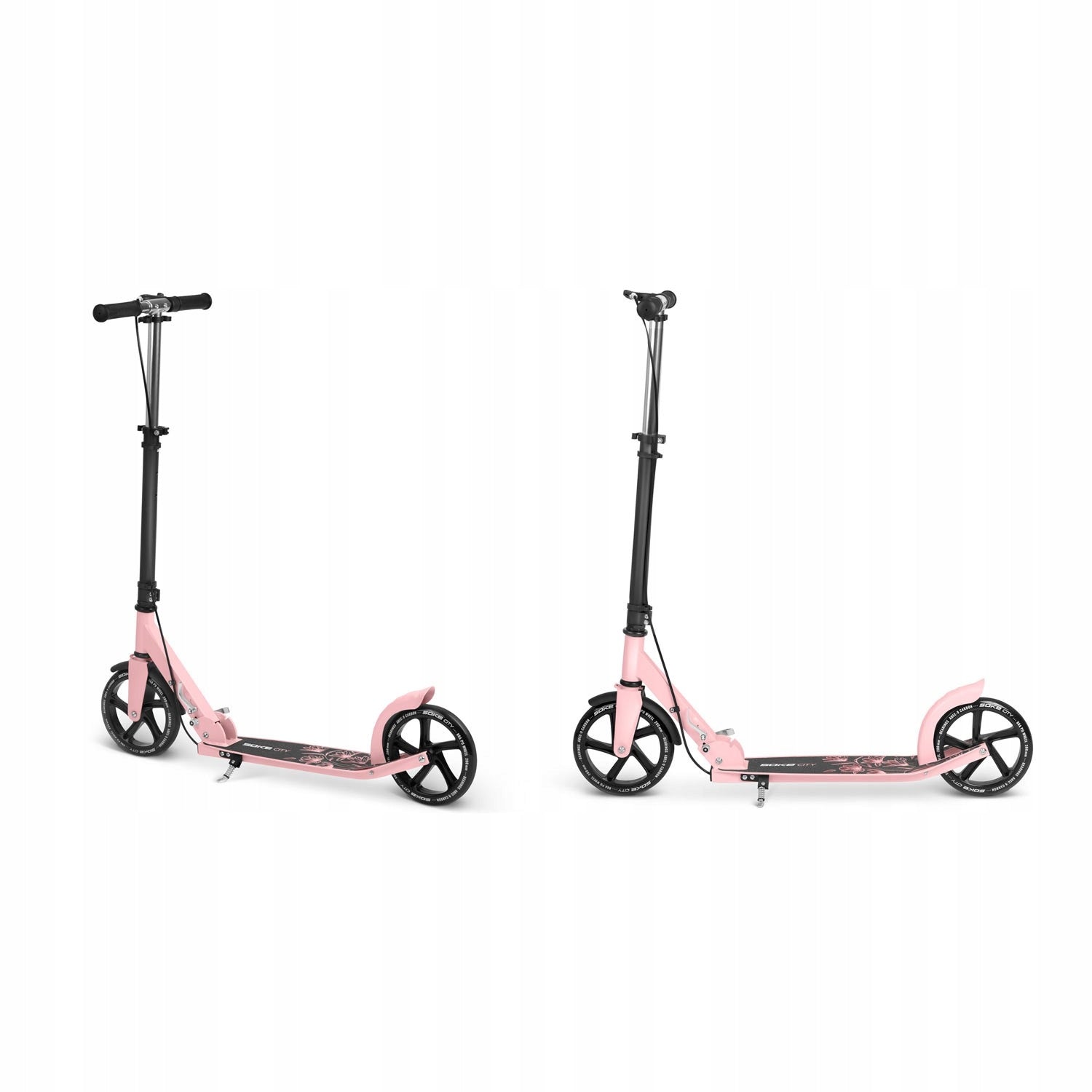 Scooter Soke City black - pink Kind two-wheeled