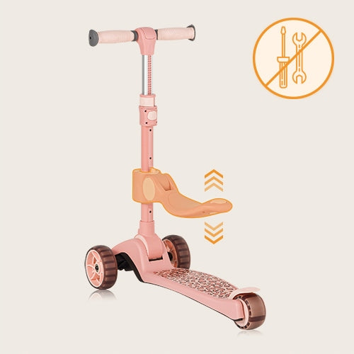 Scooter folding balance bike 2in1 tricycle led Lionelo Franky Kind tri-wheeled