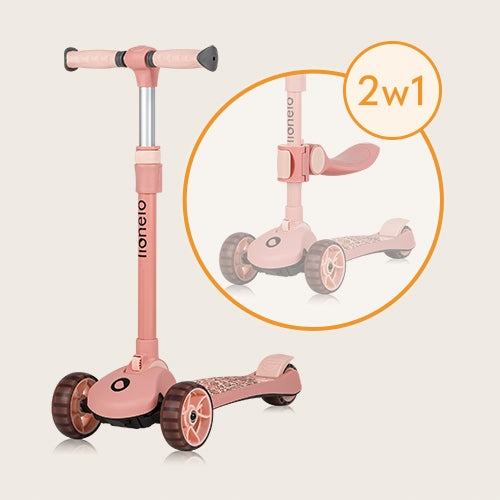 Scooter folding balance bike 2in1 tricycle led Lionelo Franky Packaging status original