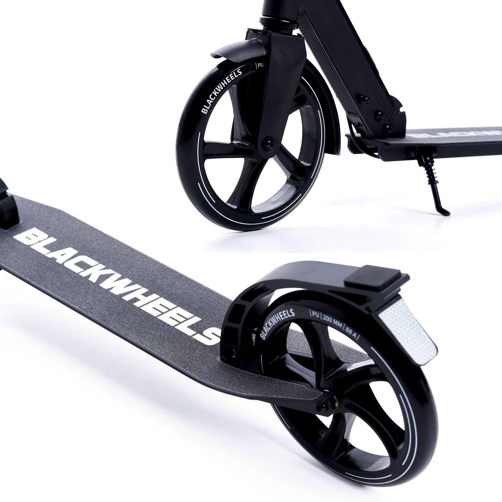 Scooter for Adults and Children Urban Folding with Brake Blackwheels Brand Blackwheels