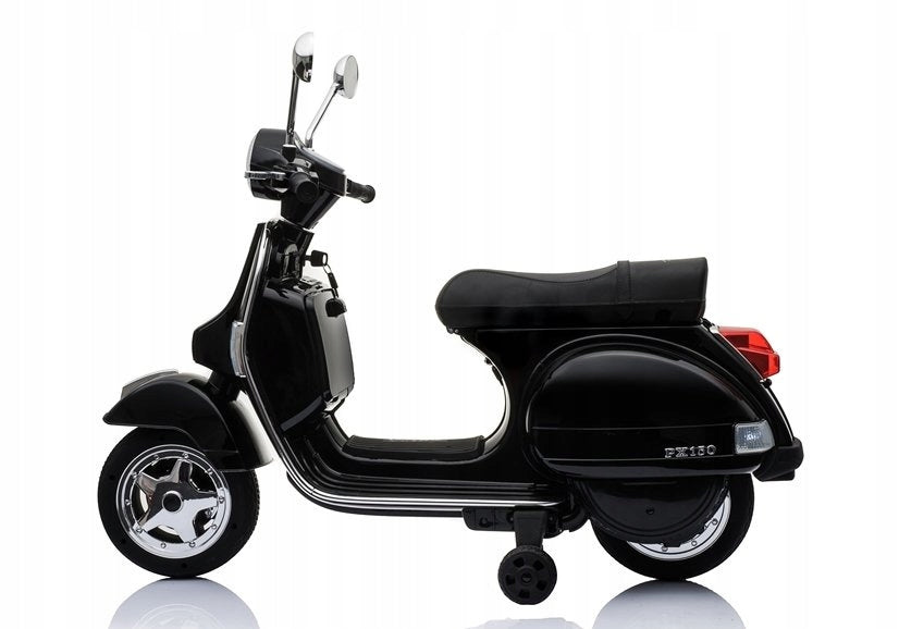 Scooter for Battery Vespa Black Maximum speed 5 km/h