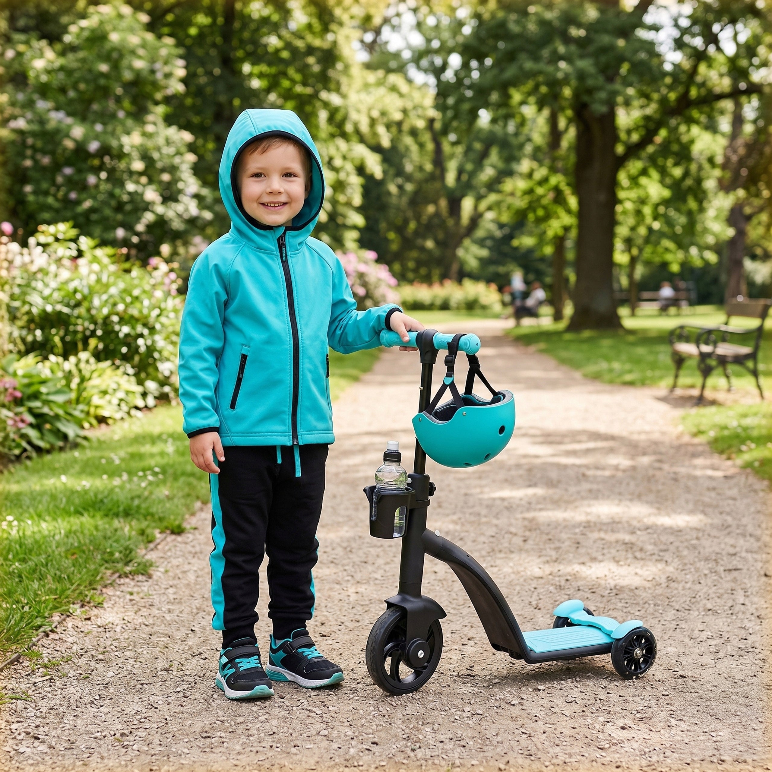 Scooter for children 3in1 tricycle balance bike PLAYIO Manufacturer code SCOOTER-PLAYIO