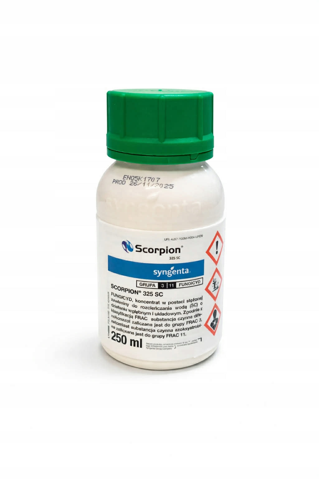 Scorpion 325 SC 0,25l SYNGENTA grey mould leaf spotting, rust, powdery mildew Manufacturer code Scorpion 325 SC 0,25