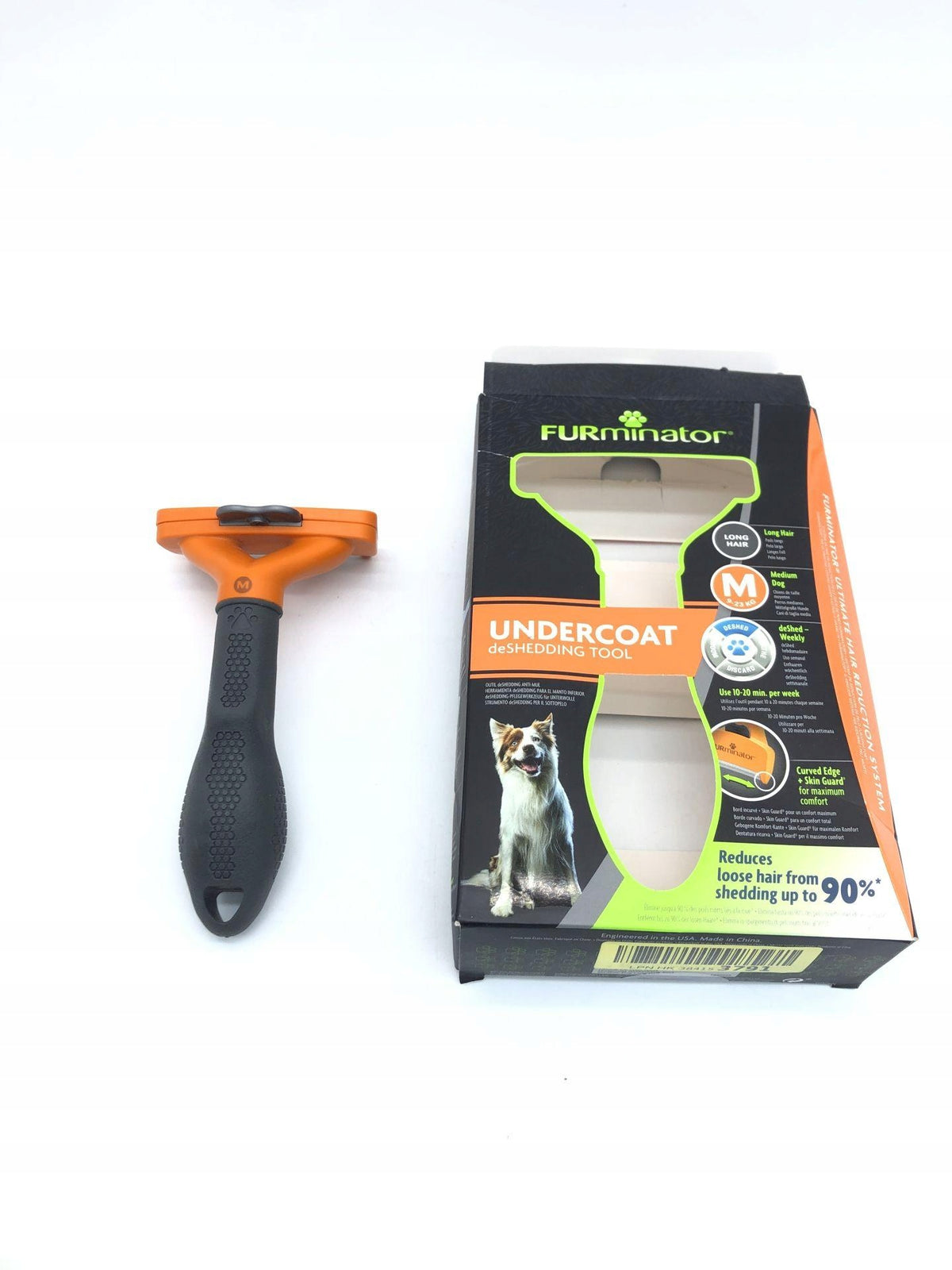 Scraper Dog brush long hair Furminator Roz. M 9-23 kg Packaging status original