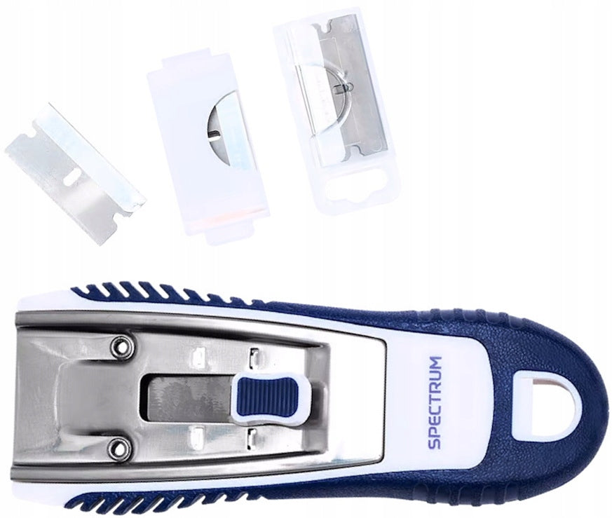 Scraper for glass, glass, induction hobs, Sticker scraper 9 blades