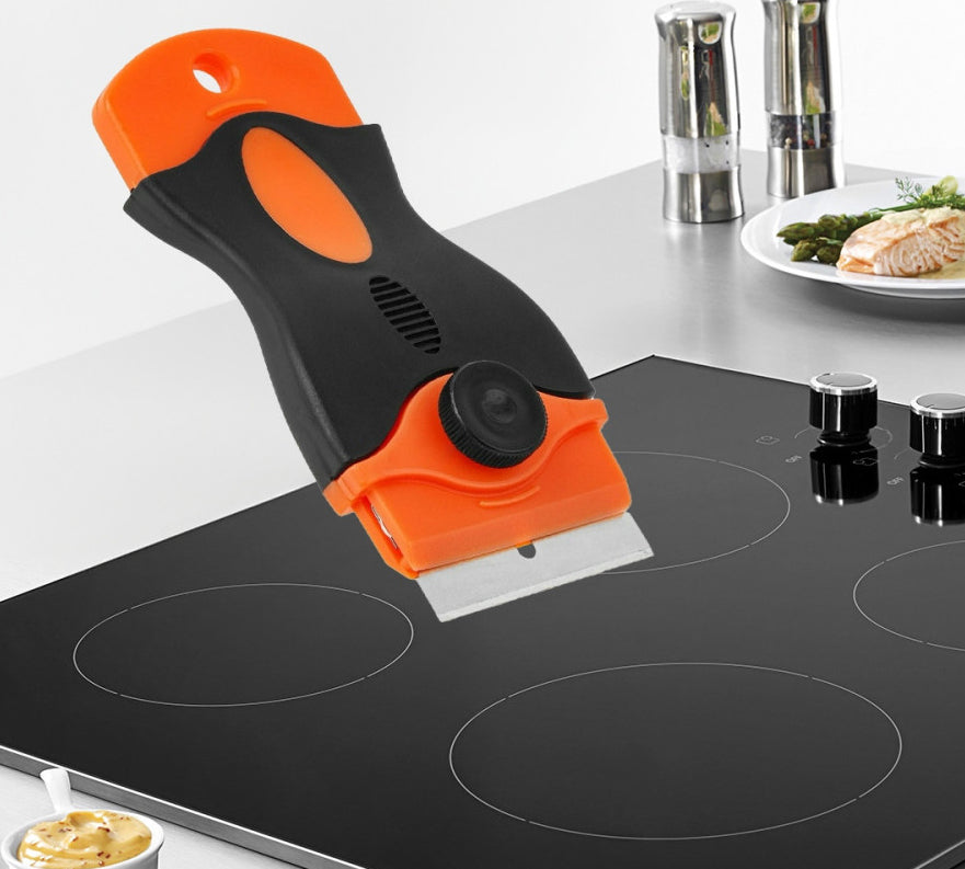 Scraper for induction hob WINDOW WINDOWS aquarium cooker glue silicone Packaging status original