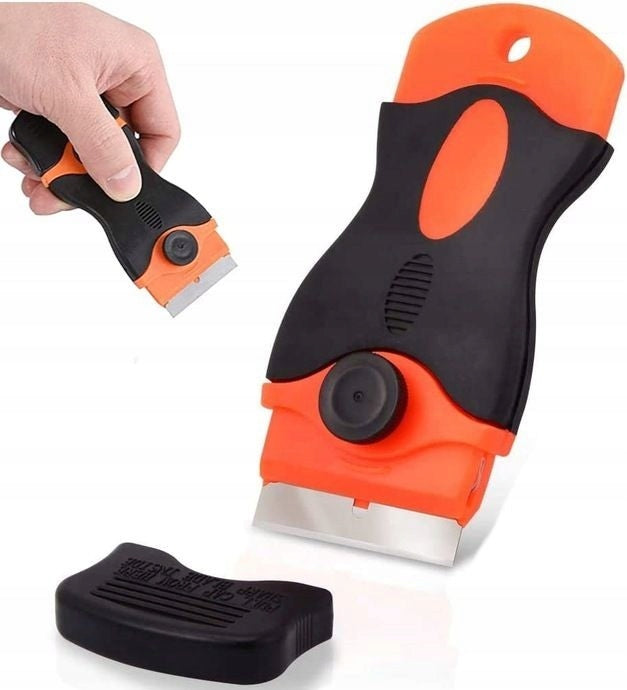 Scraper for induction hob window glass ceramic plate cooker