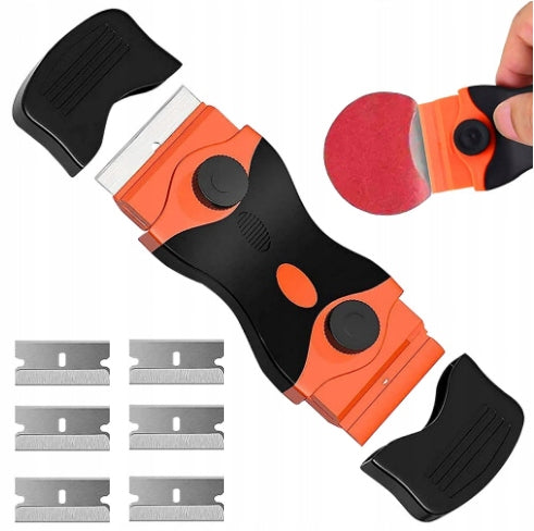 Scraper for induction hob window glass ceramic plate cooker