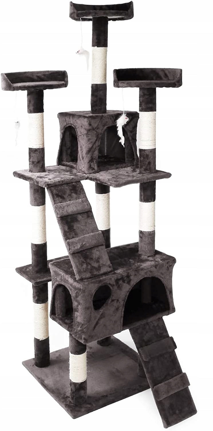 Scratcher cat booth tree bed Cottage posts 170cm 6 levels (F013) Manufacturer code F013