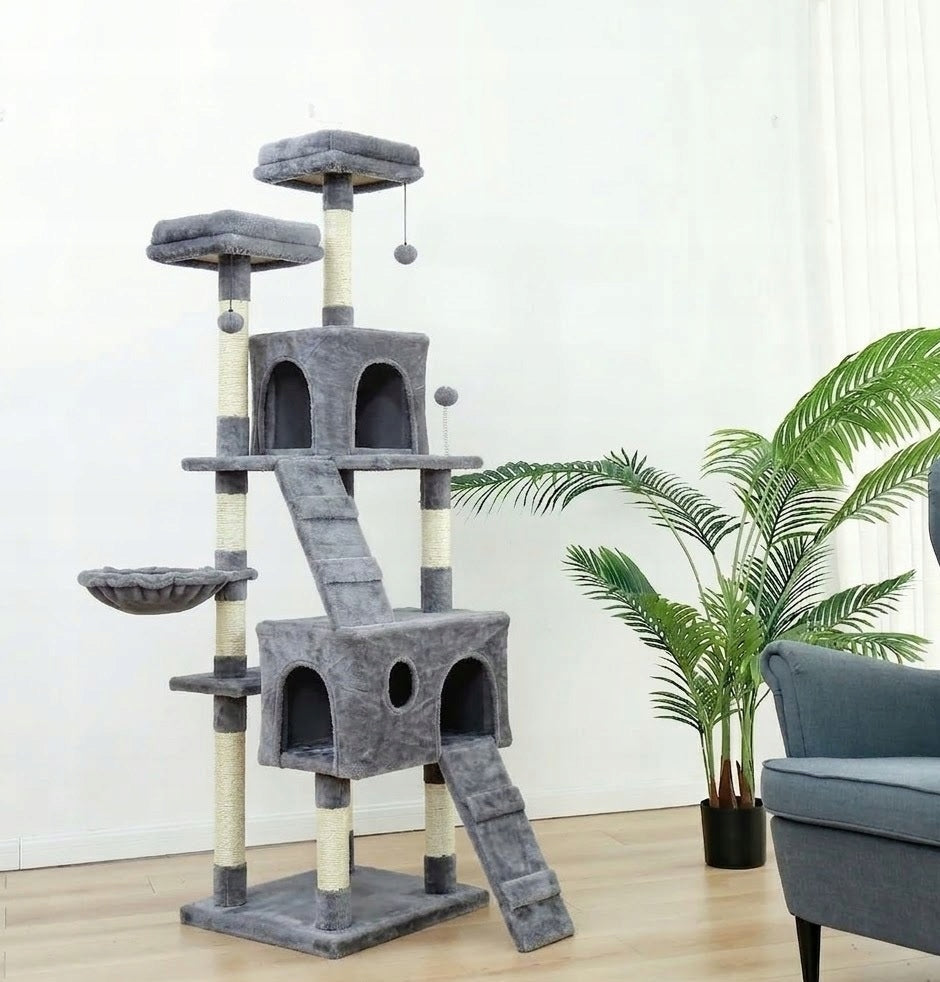 Scratcher cat booth tree bed Cottage posts 180cm F029 Brand no brand