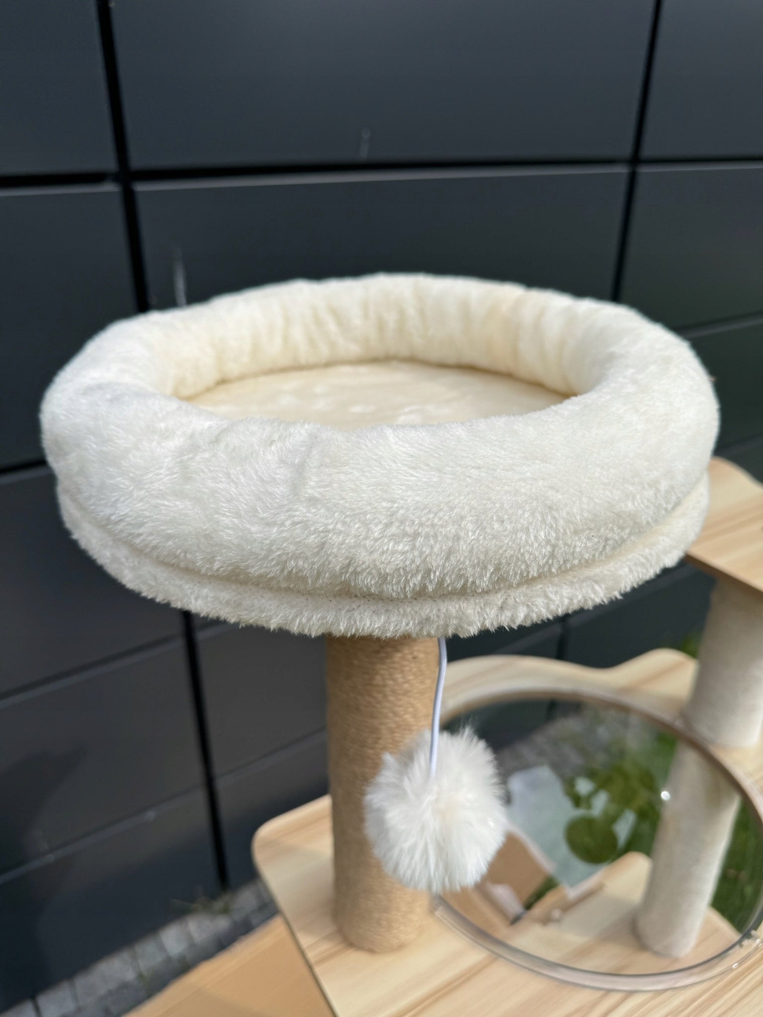 Scratcher for Cat tower bed cottage 5 levels bed 89cm for scratching Kind tall scratching post