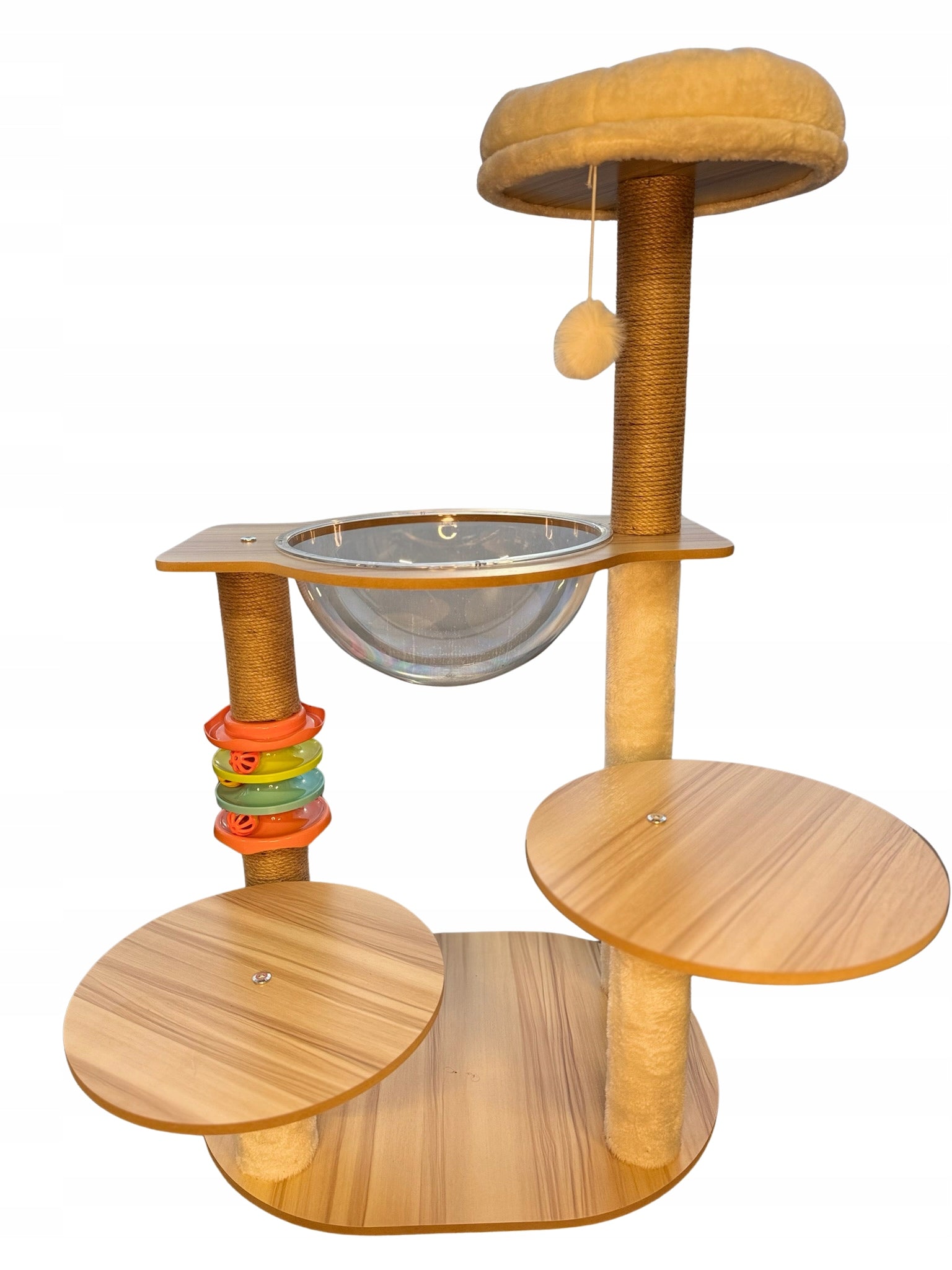 Scratcher for Cat tower bed cottage 5 levels bed 89cm for scratching Manufacturer code DRAPAK KOT MAŁY #1