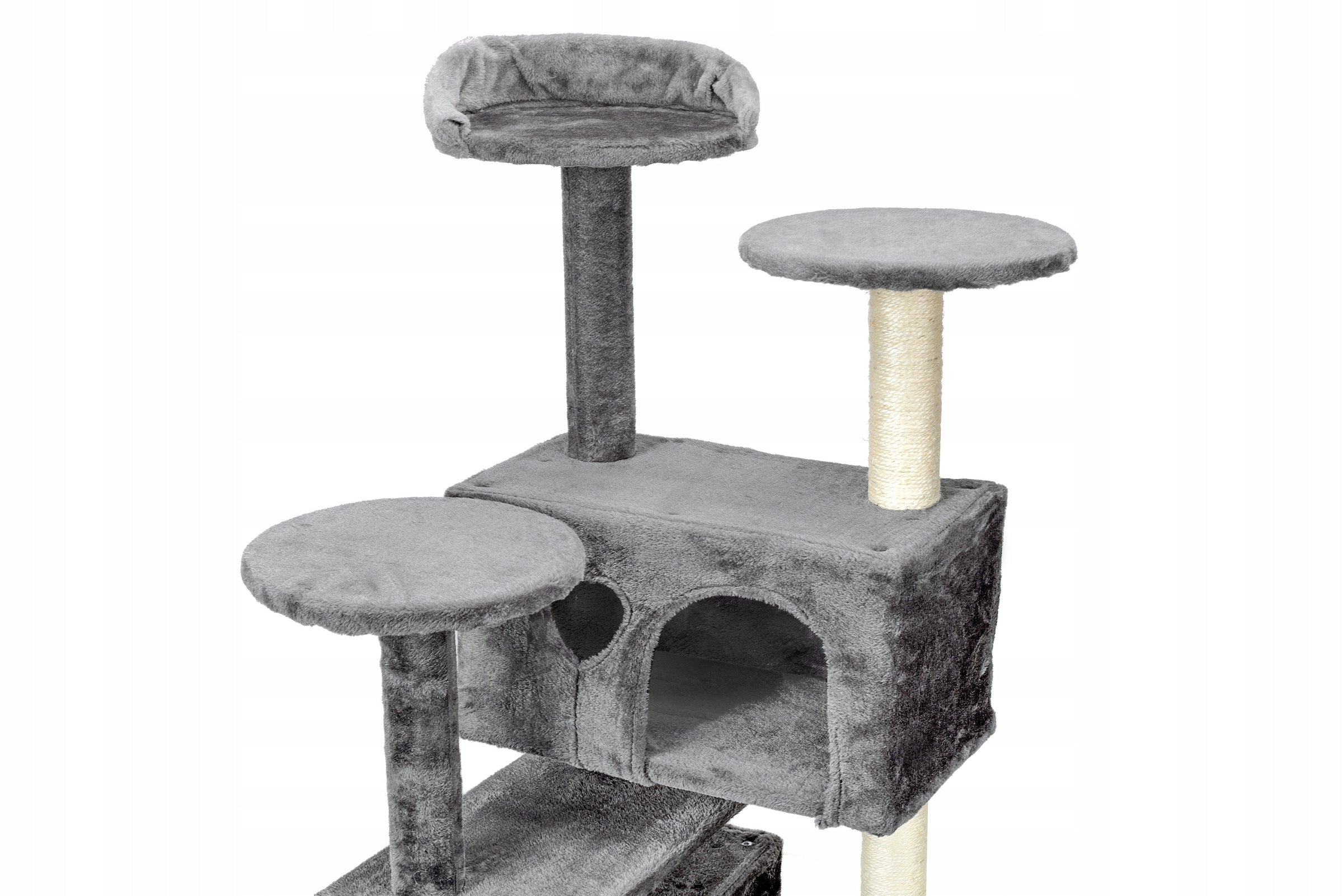 Scratcher for cats Funfit grey high 7 levels sisal 131 cm Packaging status original