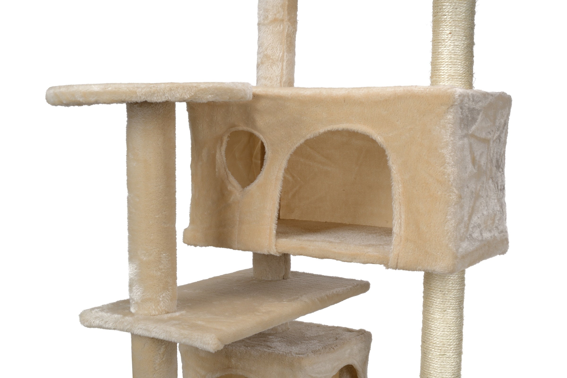 Scratcher high bed post tower Funfit Home&Office 131 cm Trade name DRAPAK 7 POZIOMÓW FUNFIT