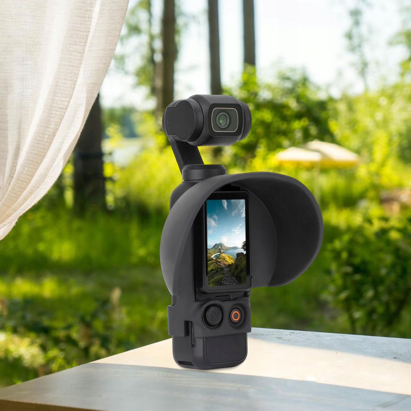 Screen Hood Anti Glare Easy Installation Light Blocking Sunshade Lens