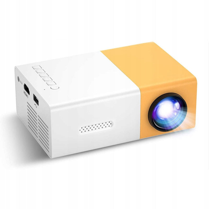Screen Projector LCD Portable High-Definition Projector HD Stereo Sound