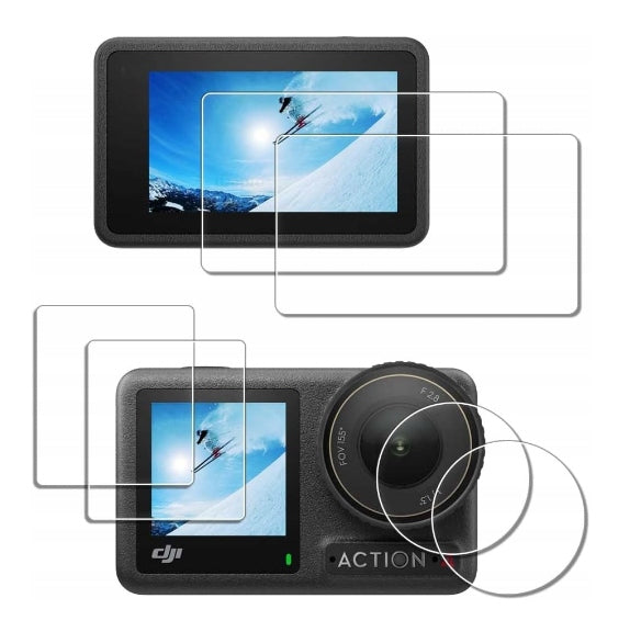 Screen Protector Lens for DJI Osmo Action Camera 3 4 6pcs