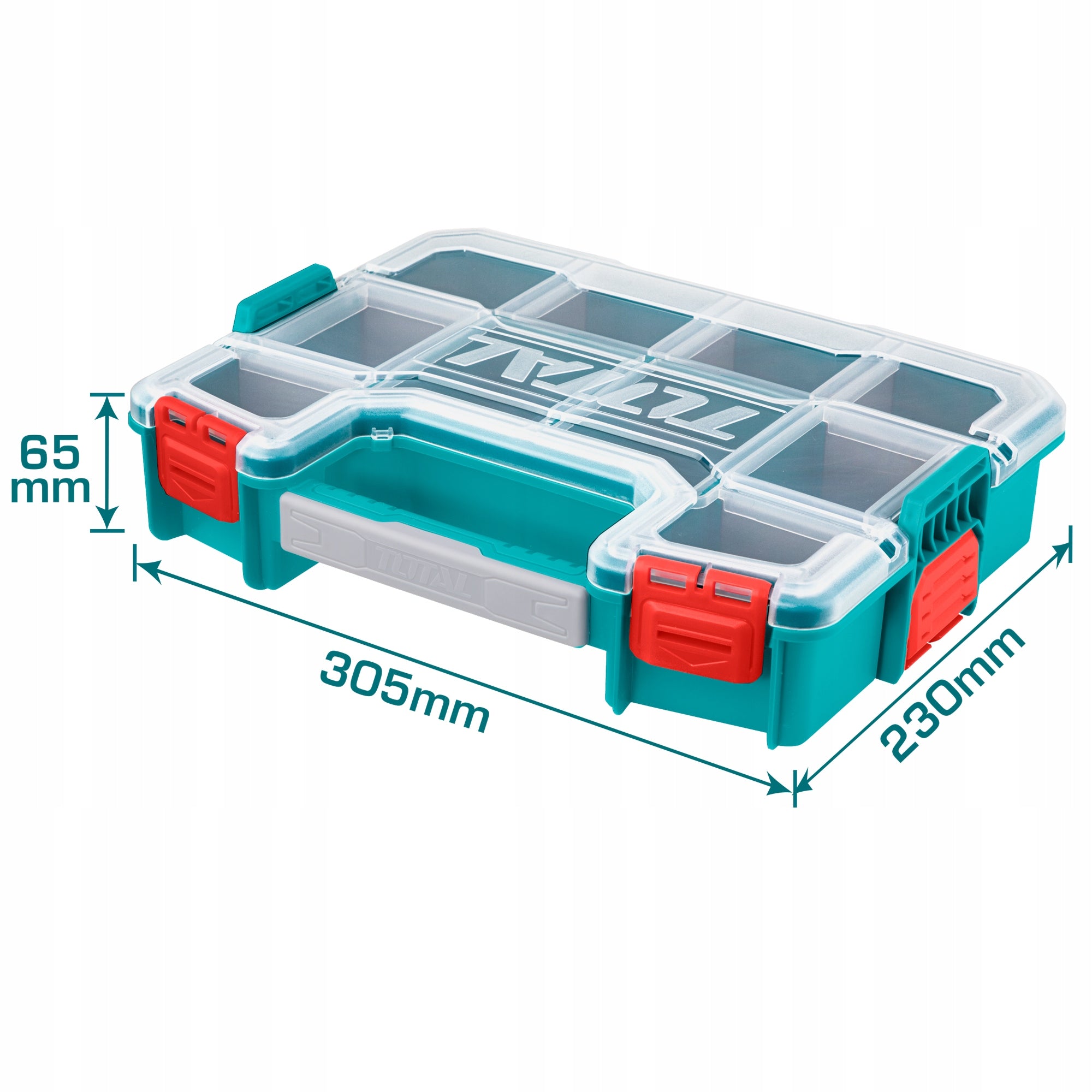 Screw Organizer Screw Container Box Carrying Box 10 Compartments Manufacturer code TPBX1121