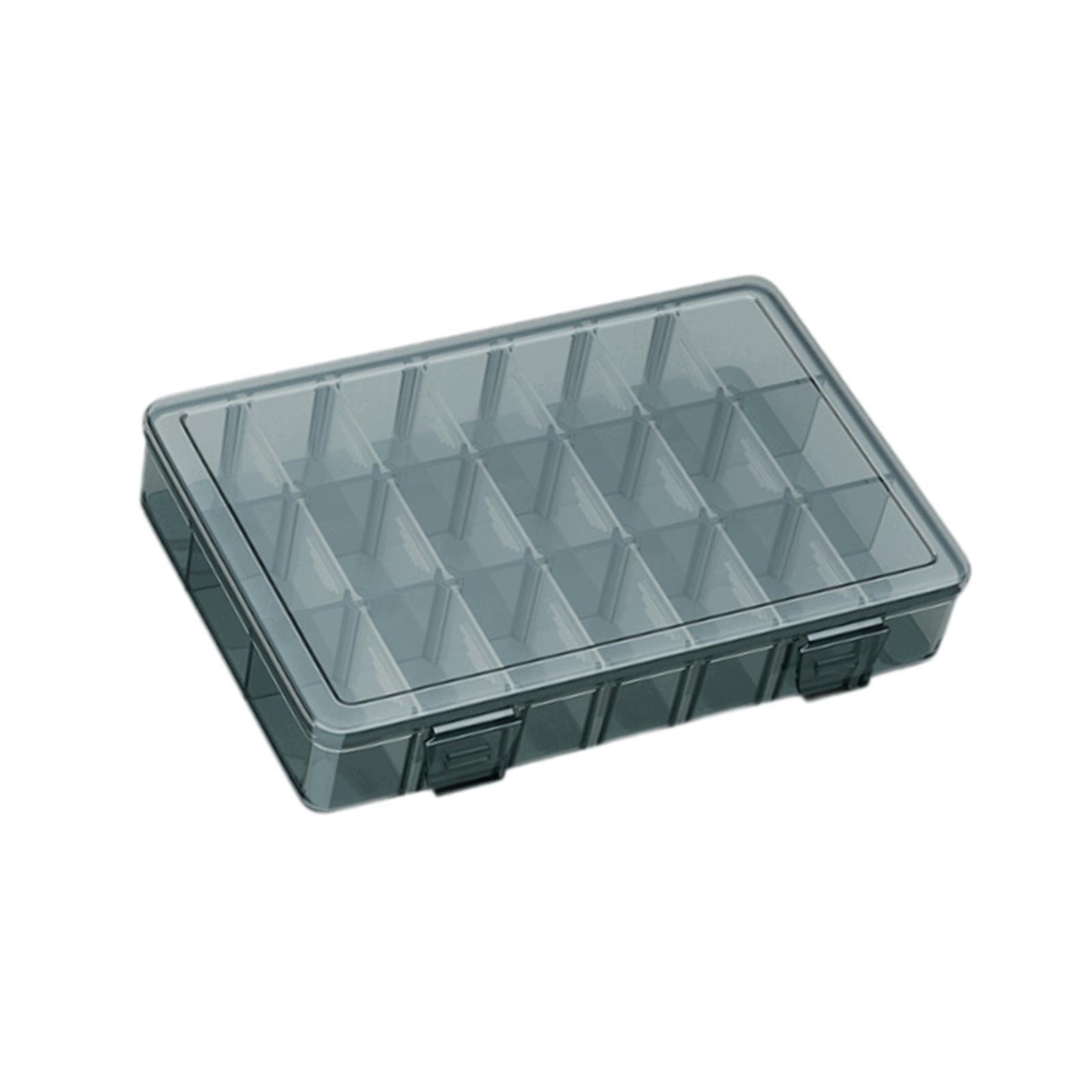 Screw Organizer Storage Bin Parts Storage Case Workbench with Lid 21 grids Brand no brand
