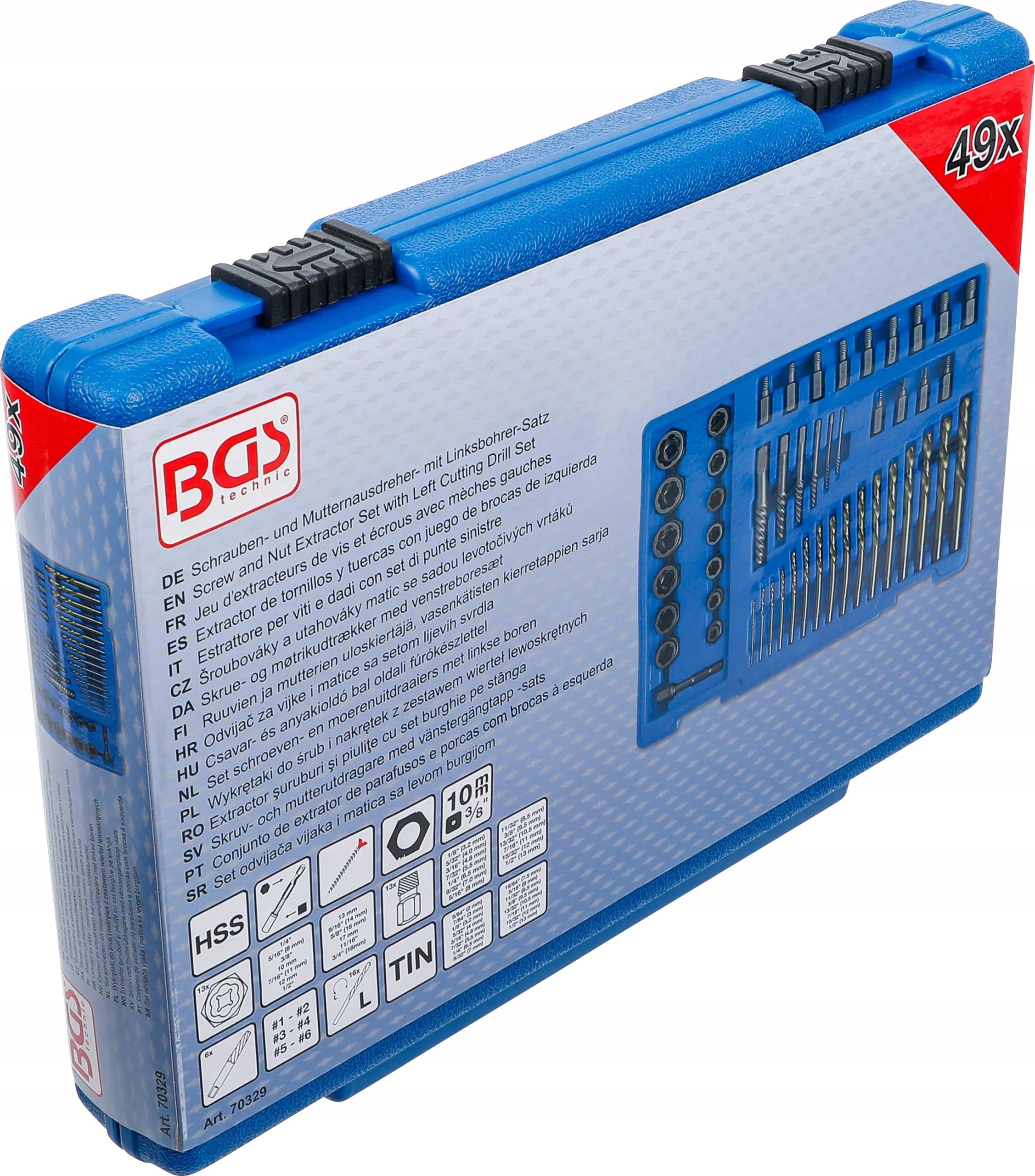 Screw Removal Kit Nut Screwdrivers 49pcs Drill Bit Packaging status original