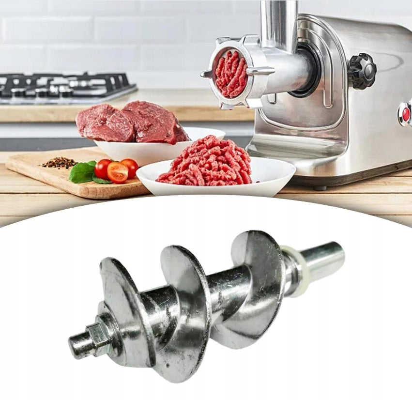 Screw for meat grinder, two-junction accessory, meat replacement, 42 mm