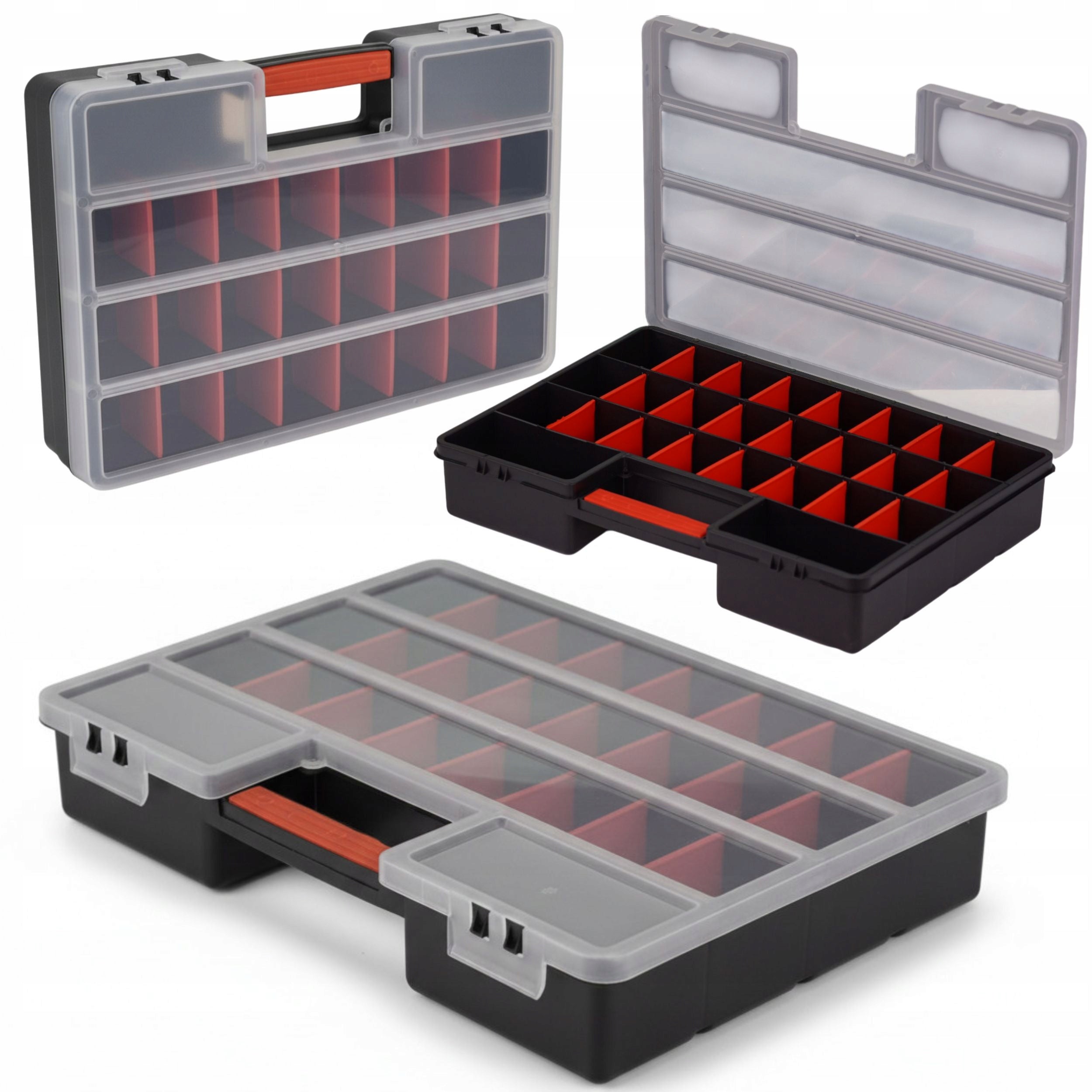 Screw organizer, tool box, container 26 compartments Suitcase