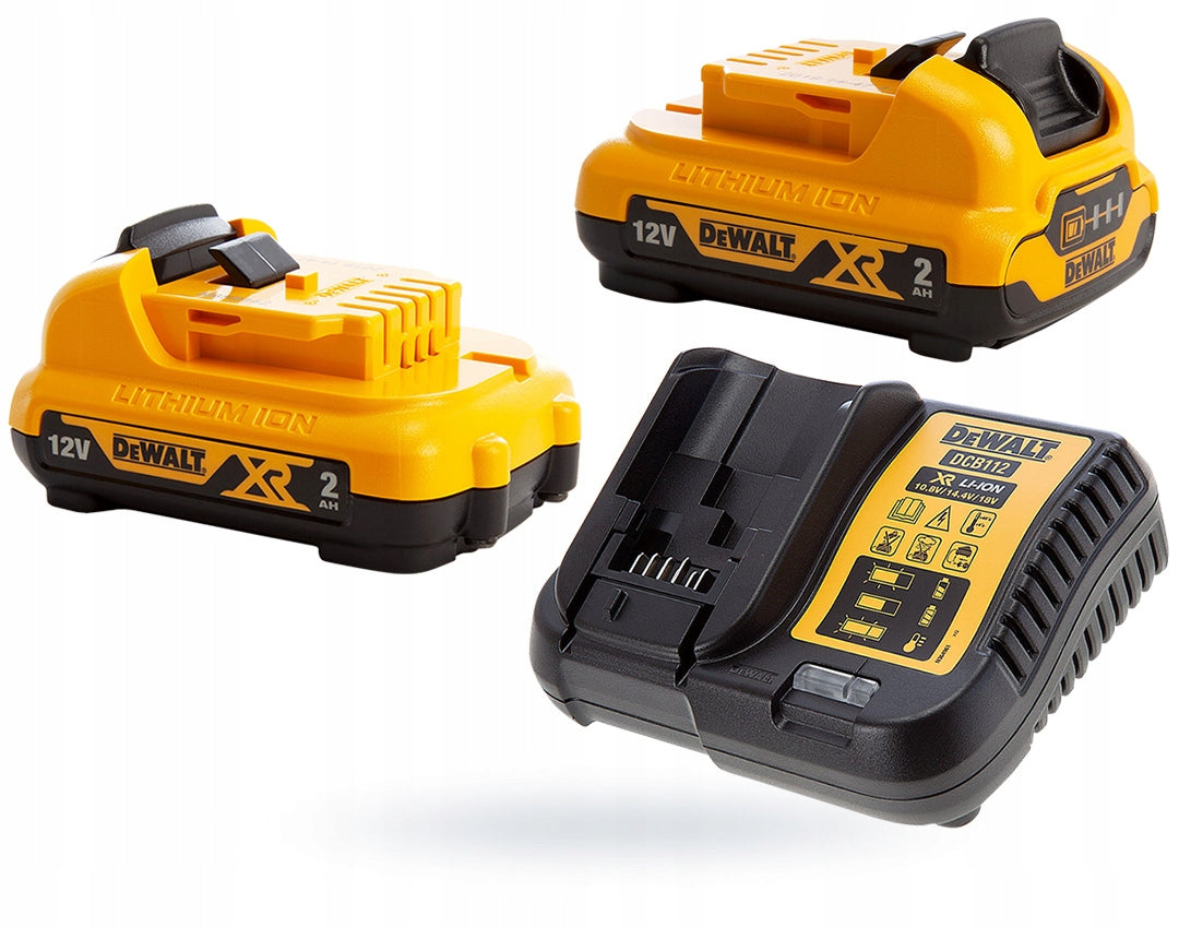 Screwdriver 12V impact 57,5Nm 2x2Ah DeWALT DCD706D2 Maximum drilling diameter in metal 10 mm