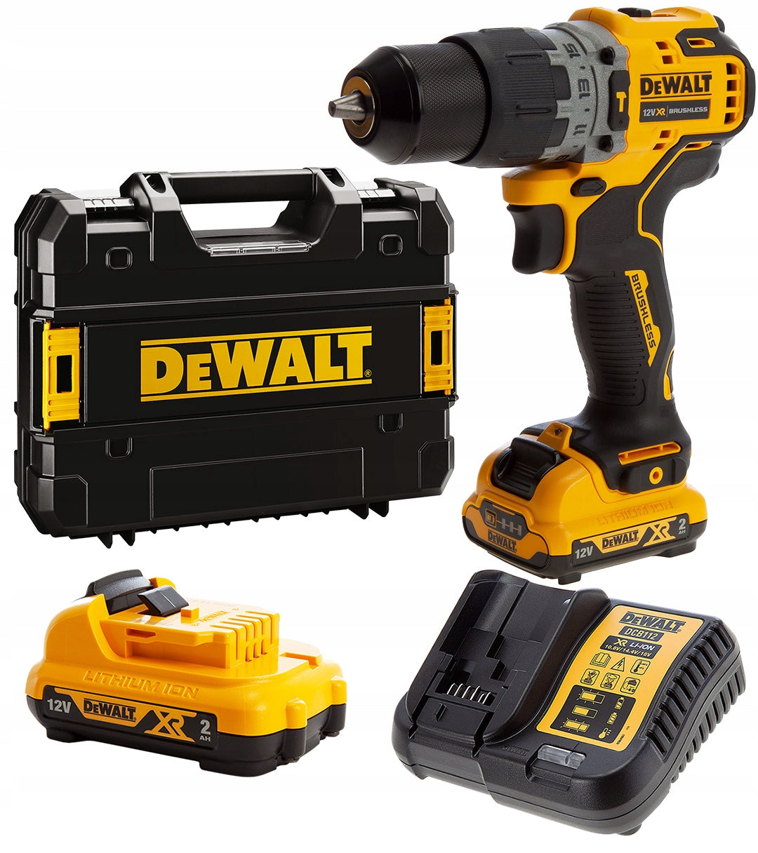 Screwdriver 12V impact 57,5Nm 2x2Ah DeWALT DCD706D2