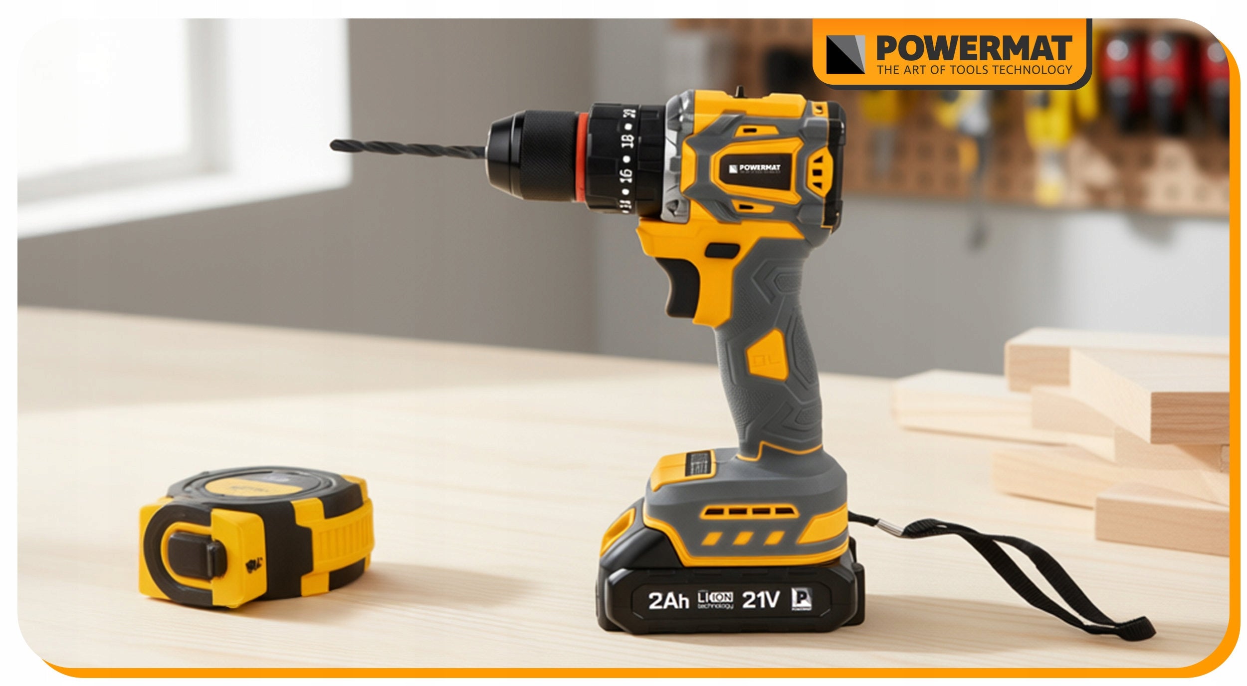 Screwdriver Powermat battery power 21 V PM1411 Brand Powermat