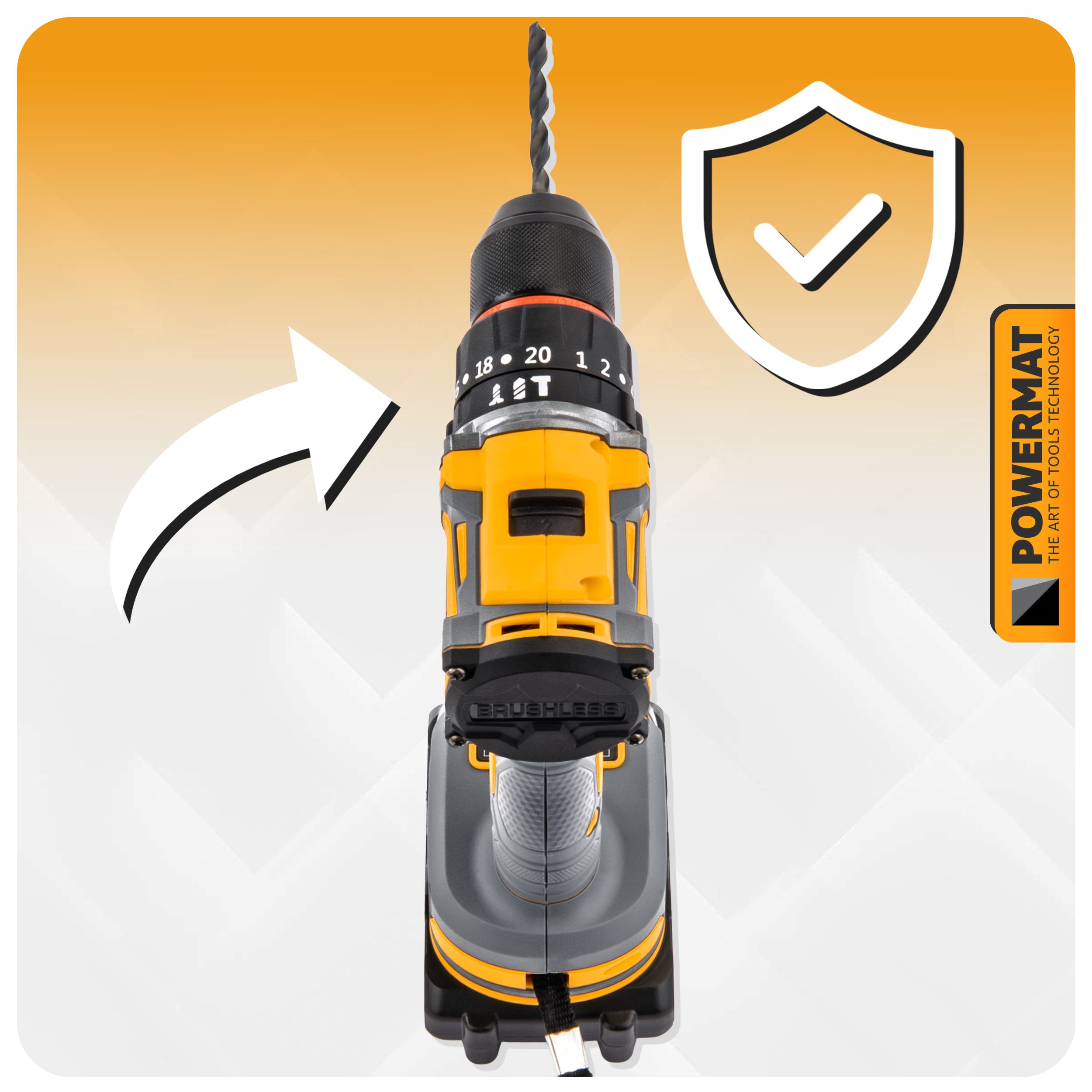 Screwdriver Powermat battery power 21 V PM1411 Voltage (V) 21 V