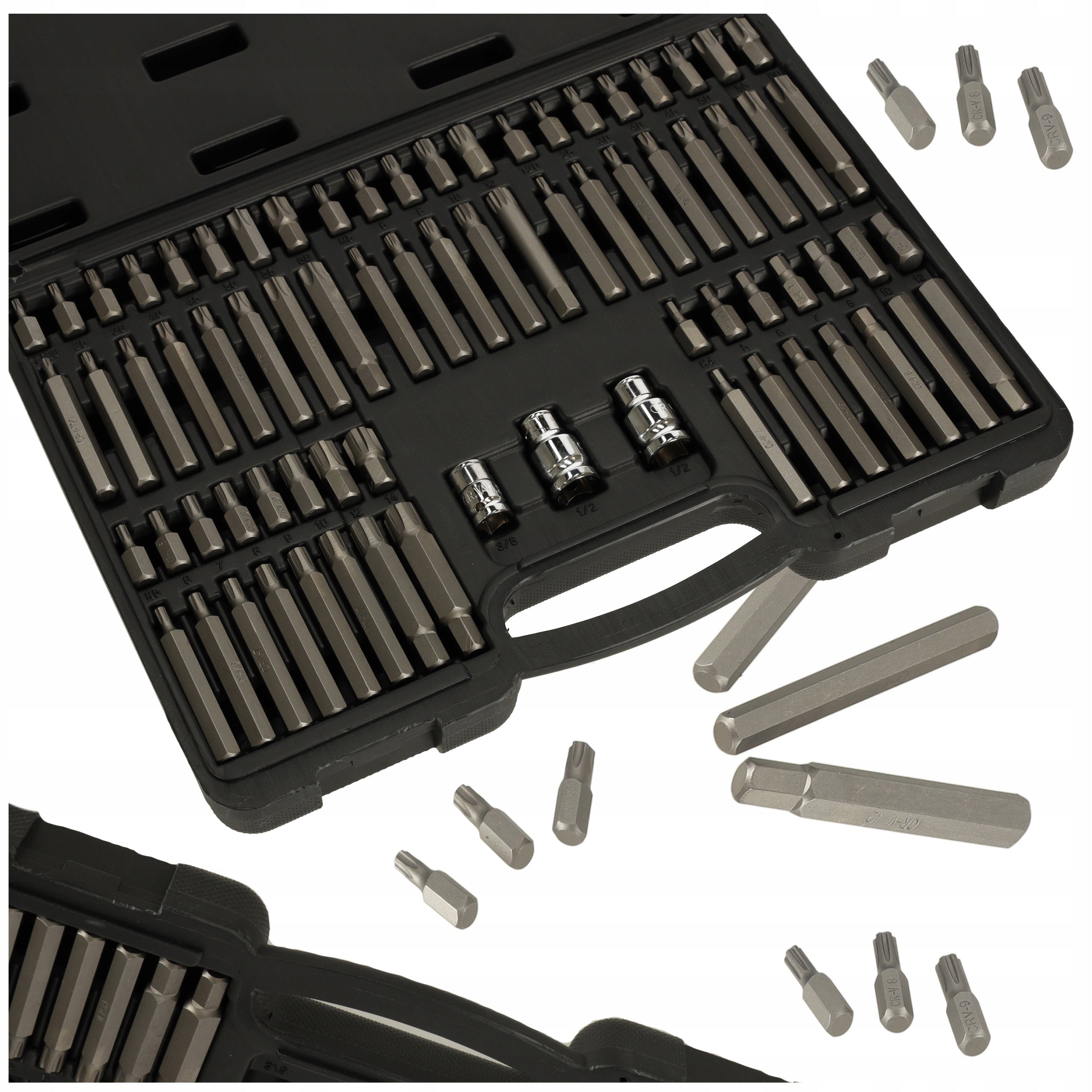 Screwdriver Tip Bits Set of Bits in Case EAN (GTIN) 5903039738089