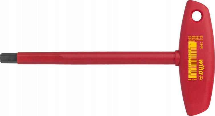 Screwdriver Wiha 6-angle Allen with cross handle 4x150mm insulated VDE