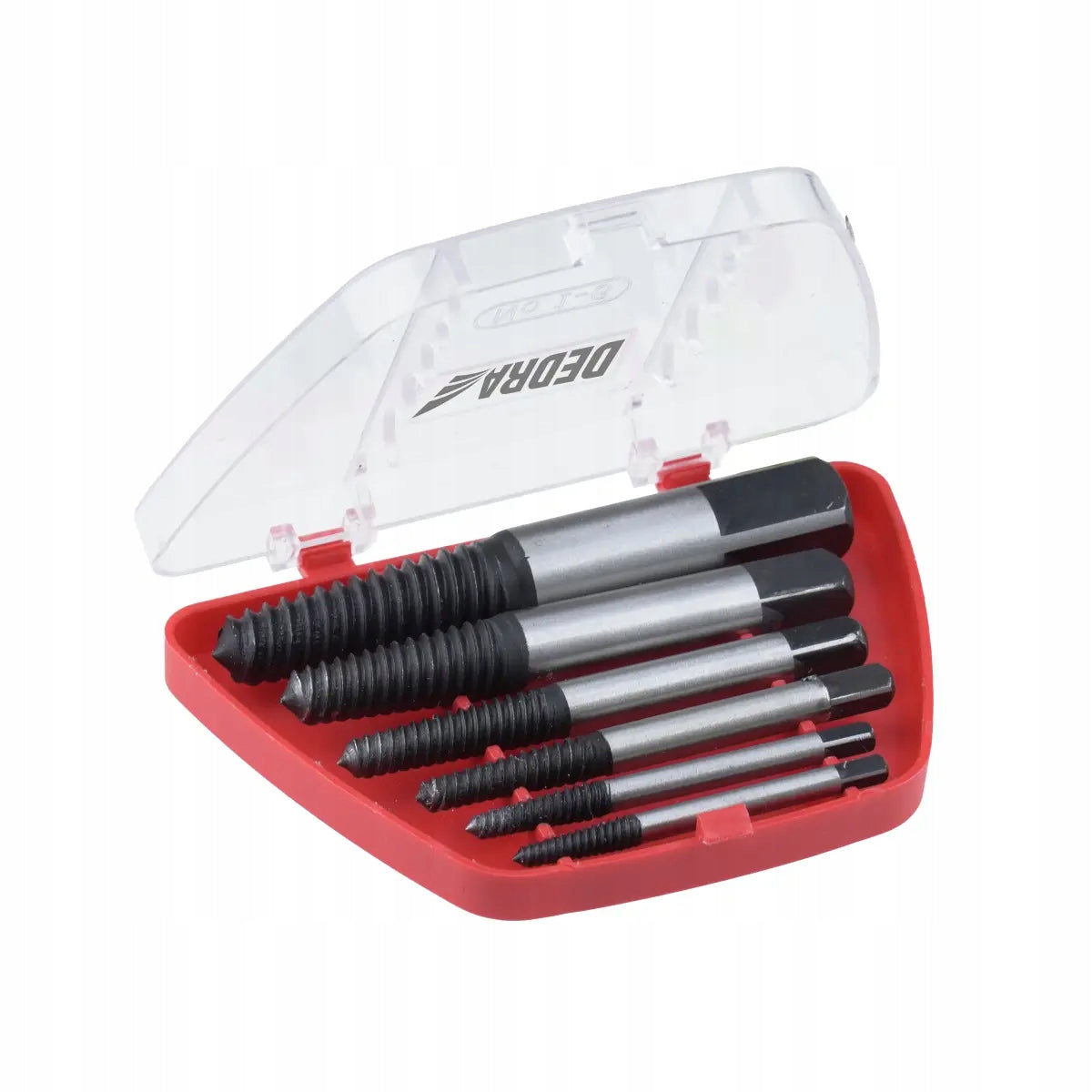 Screwdrivers DEDRA set of 6 pcs in a box for removing broken screws