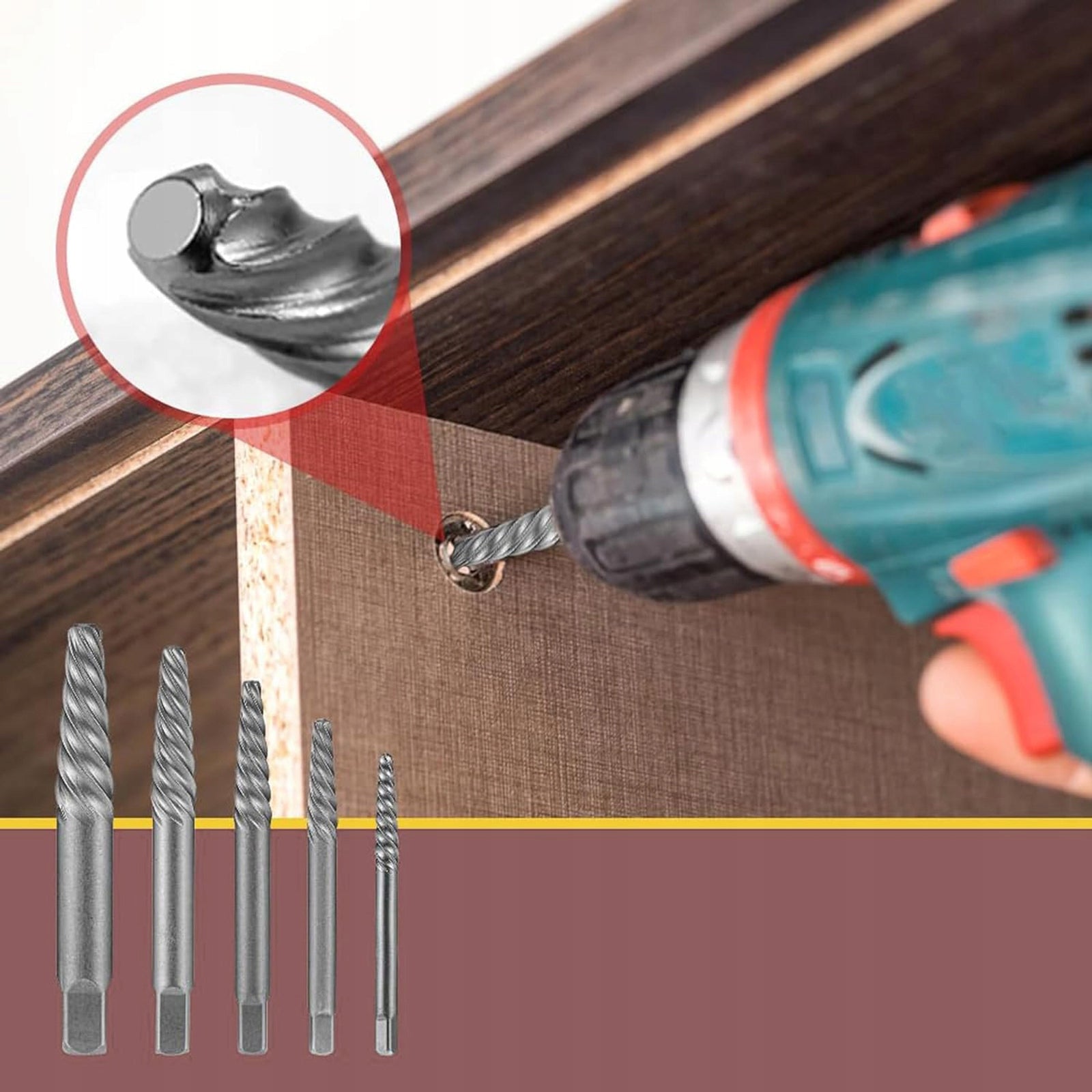 Screwdrivers for broken pins 2-7,5mm 10 pcs Brand no brand