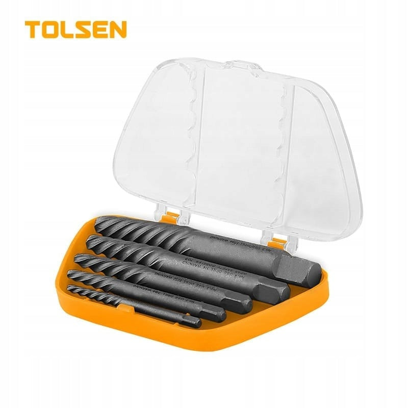 Screwdrivers for broken screws TOLSEN M3–M18 set of 5 PRO