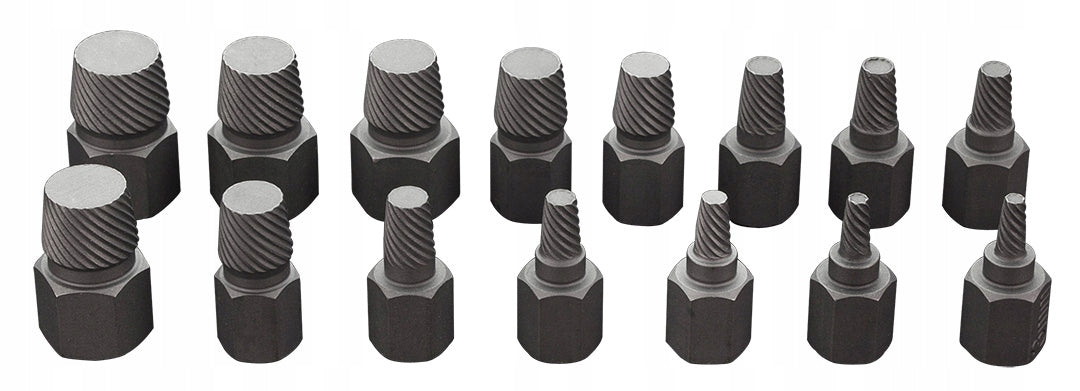 Screwdrivers for broken screws, set of 15 pcs. Customs tariff code 82060000