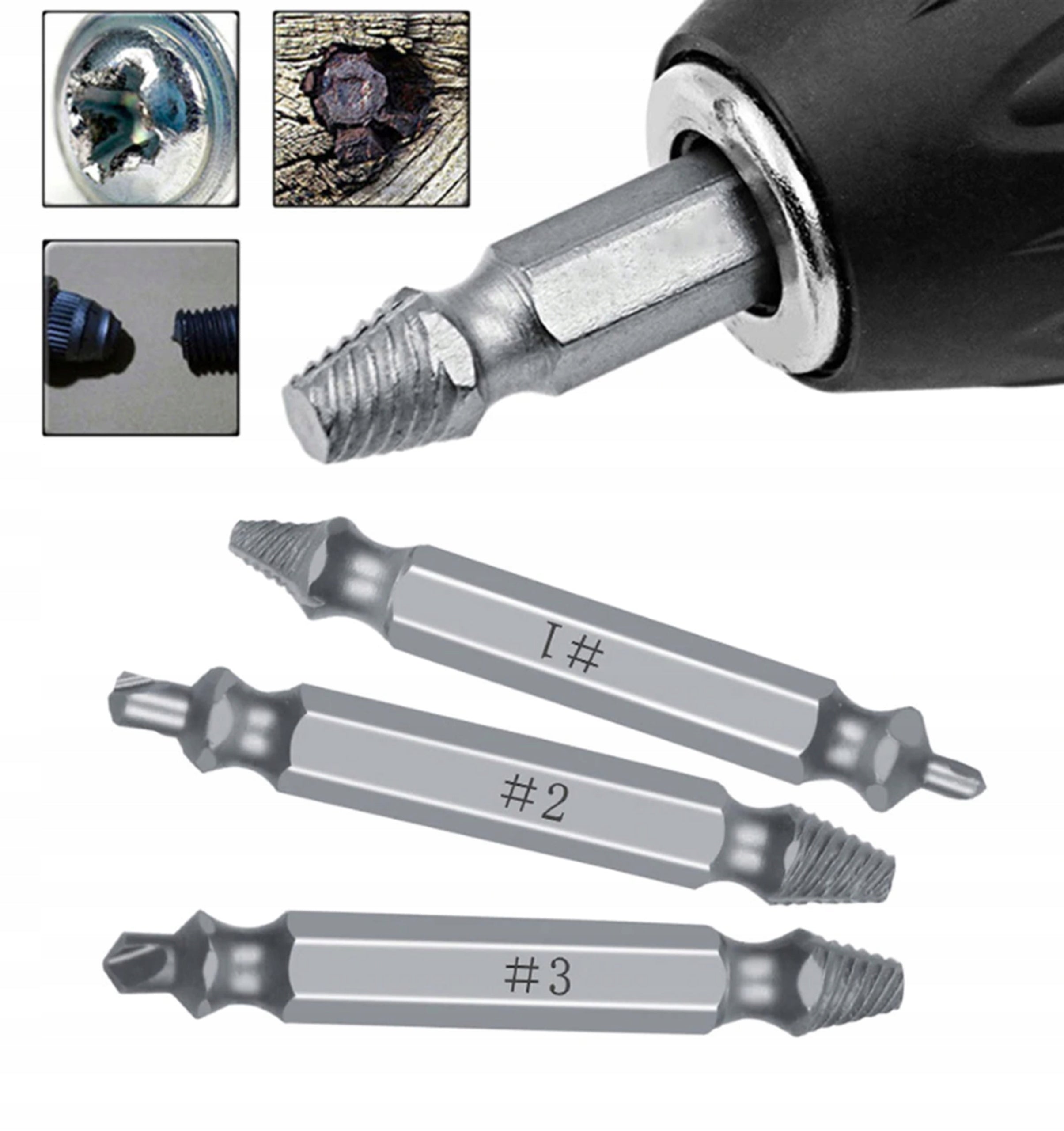 Screwdrivers for machined screw heads 6ele Brand Vorfal