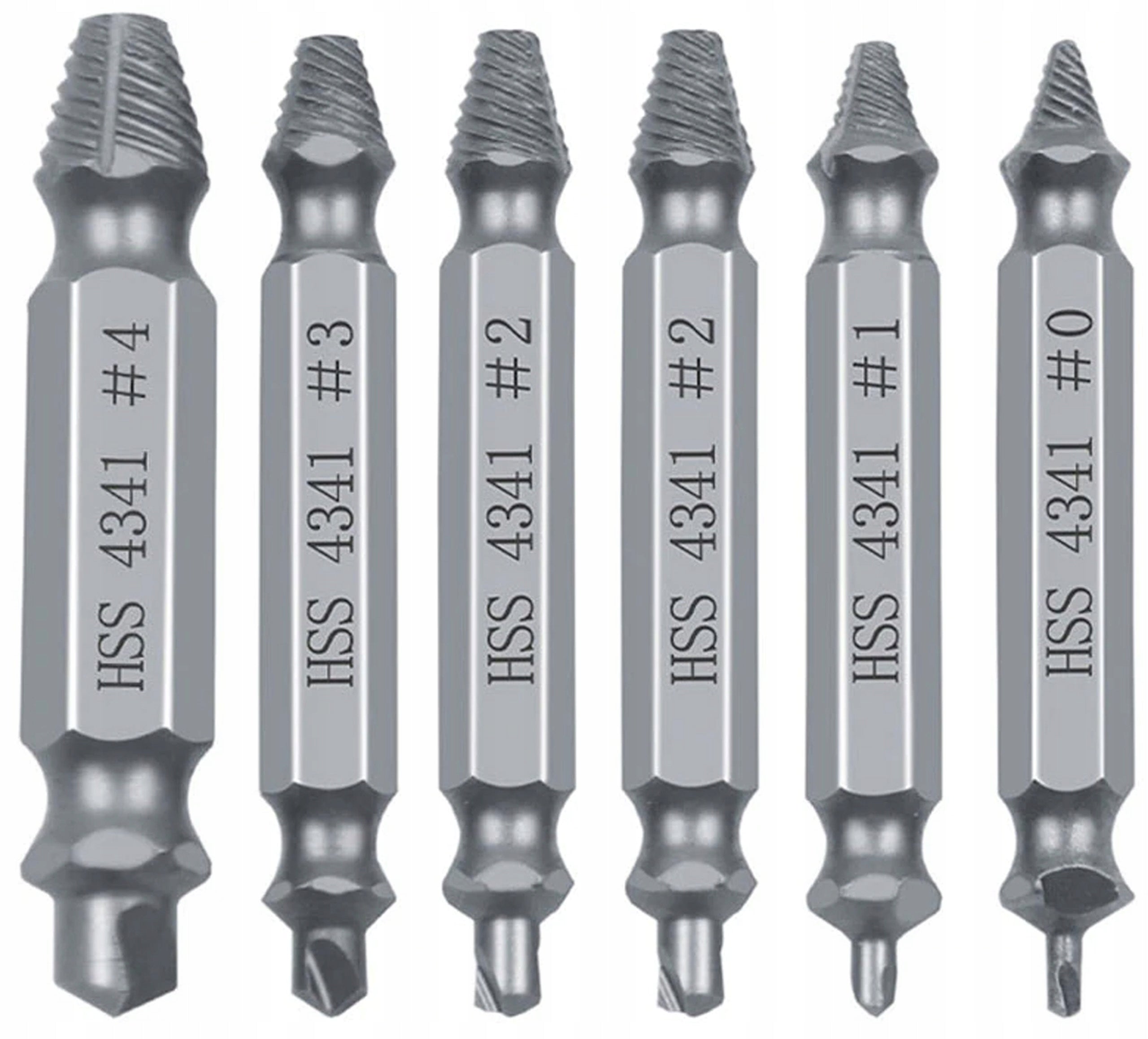 Screwdrivers for machined screw heads 6ele Manufacturer code V06091