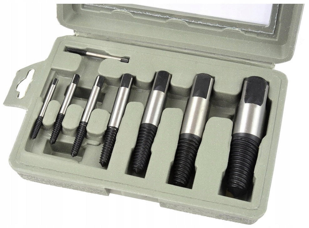 Screwdrivers - twister for broken screws 8pcs set Brand Geko