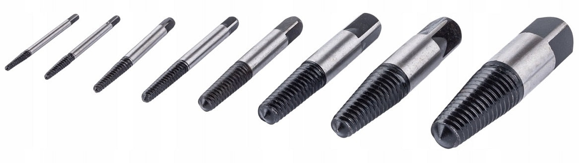 Screwdrivers - twister for broken screws 8pcs set Purpose for metal