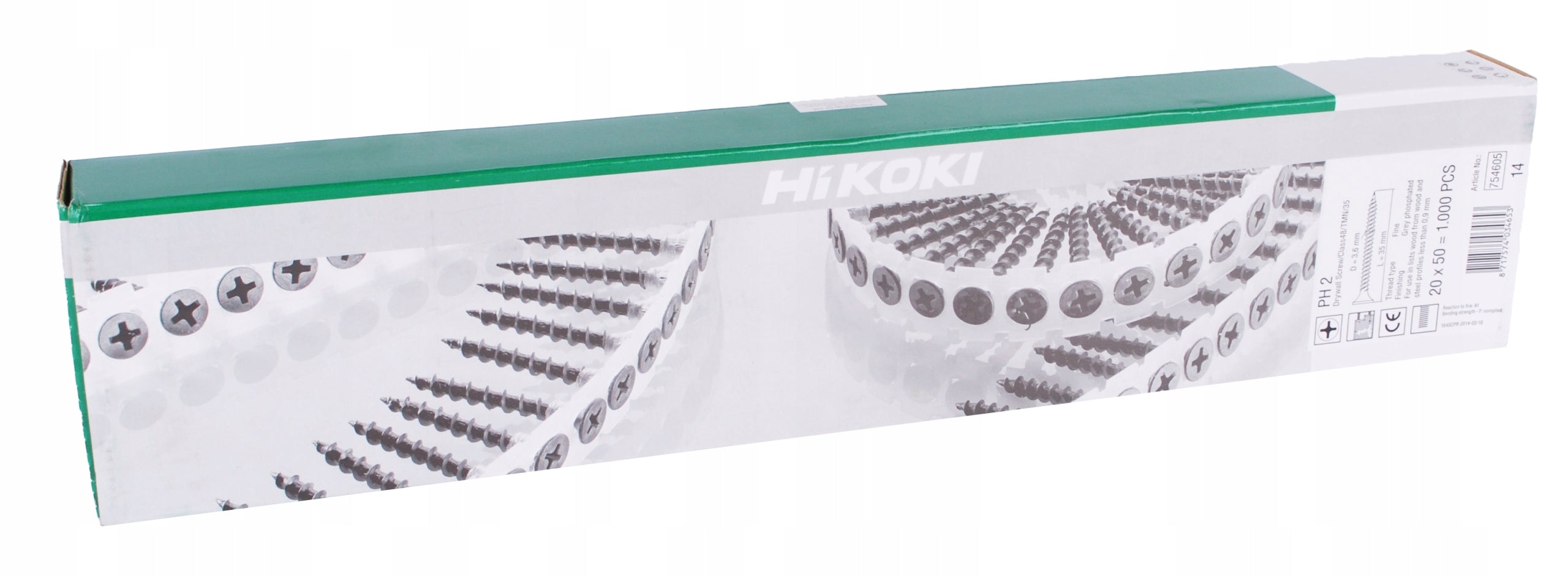 Screws on tape 3,9x25 WOOD (1000pcs) HIKOKI 754611 Manufacturer code 754611