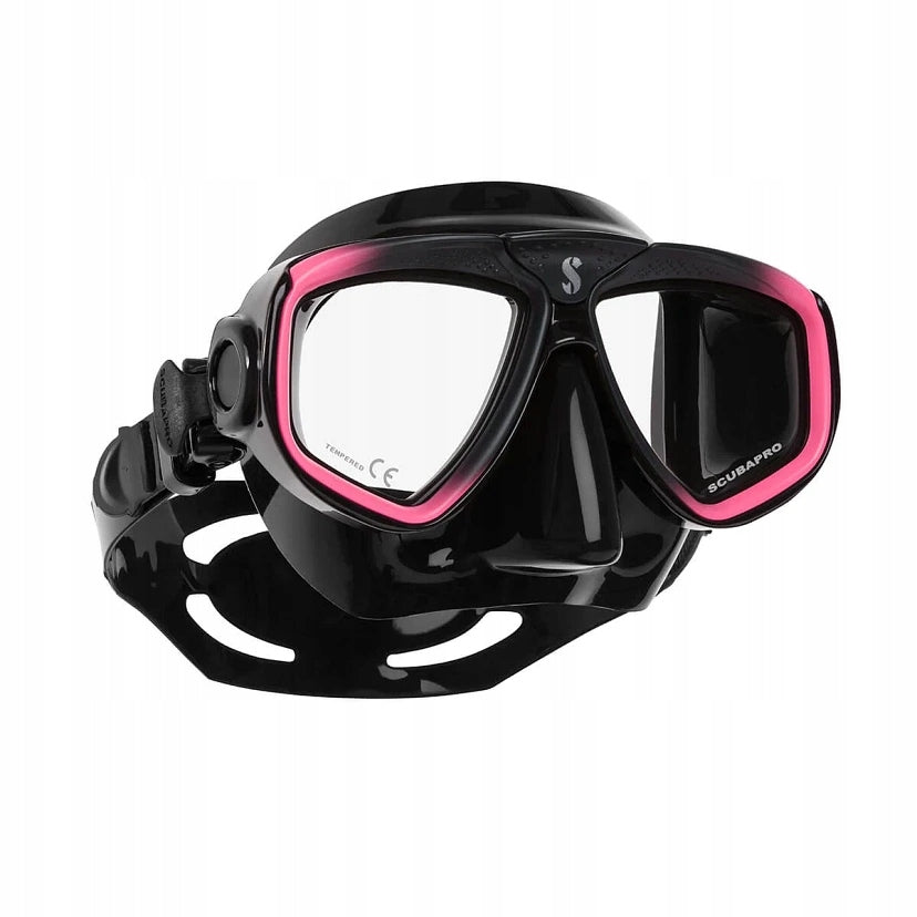 Scubapro Zoom Diving Mask (Pink)) Color black