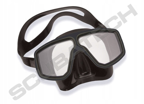 Scubatech Corsica Diving Mask, Black Silicone