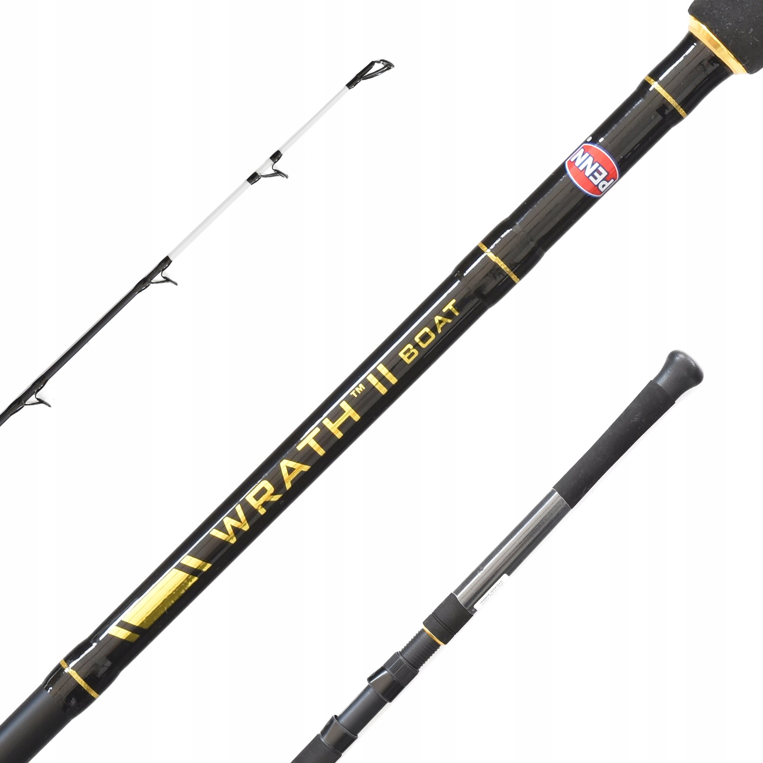 Sea Fishing Rod Penn Wrath II Boat Spinning 2.13m 12-20lb large rod deflection Brand Penn