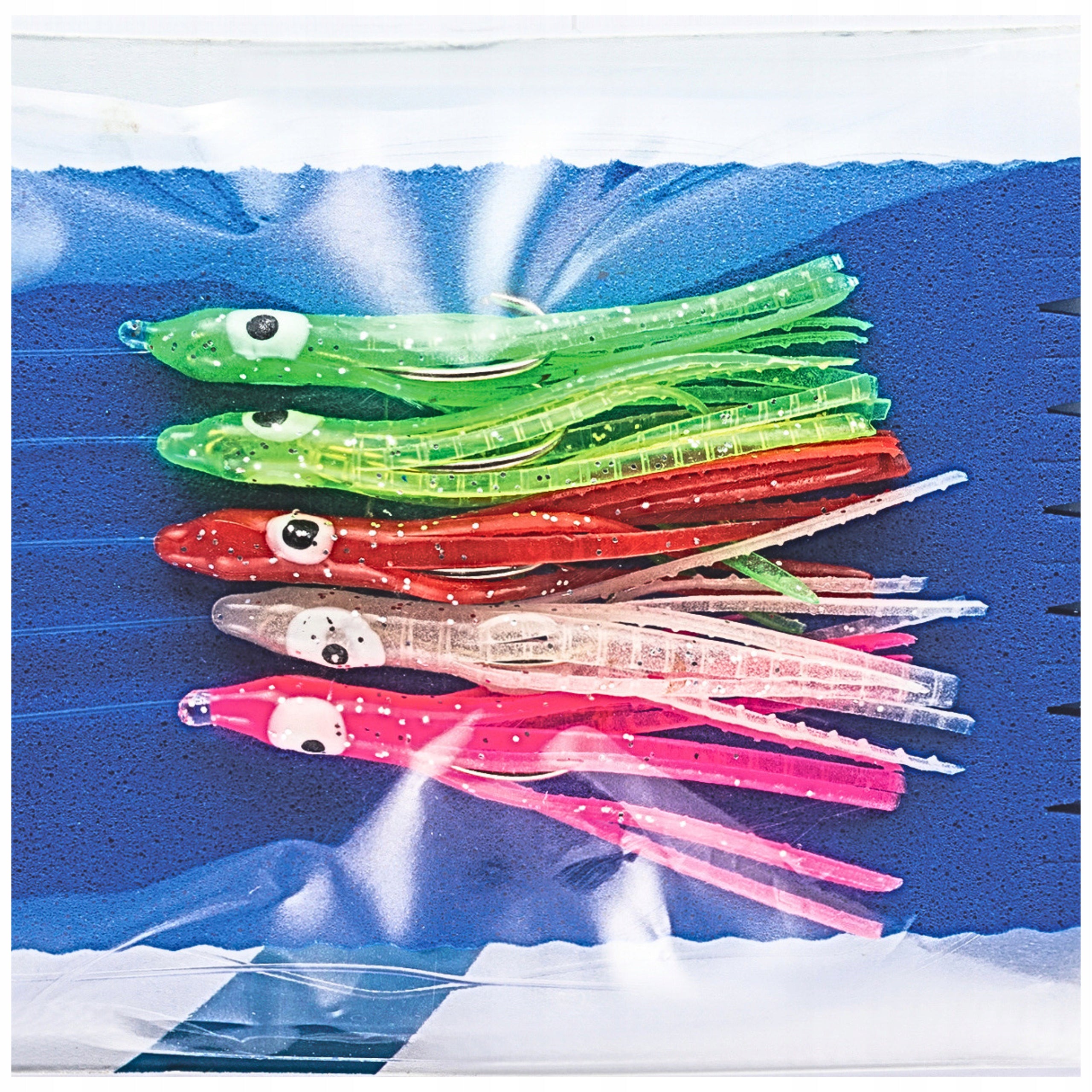 Sea Tag for Cod Mackerel Norway 2/0 Lures Rubber Set MIX Packaging status original
