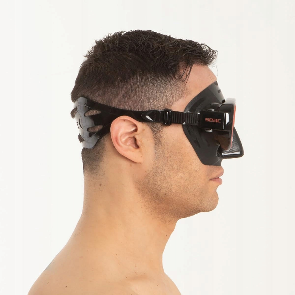 Seac Extreme 50 diving mask black-red, silicone, Manufacturer code 75-65NR/SBL