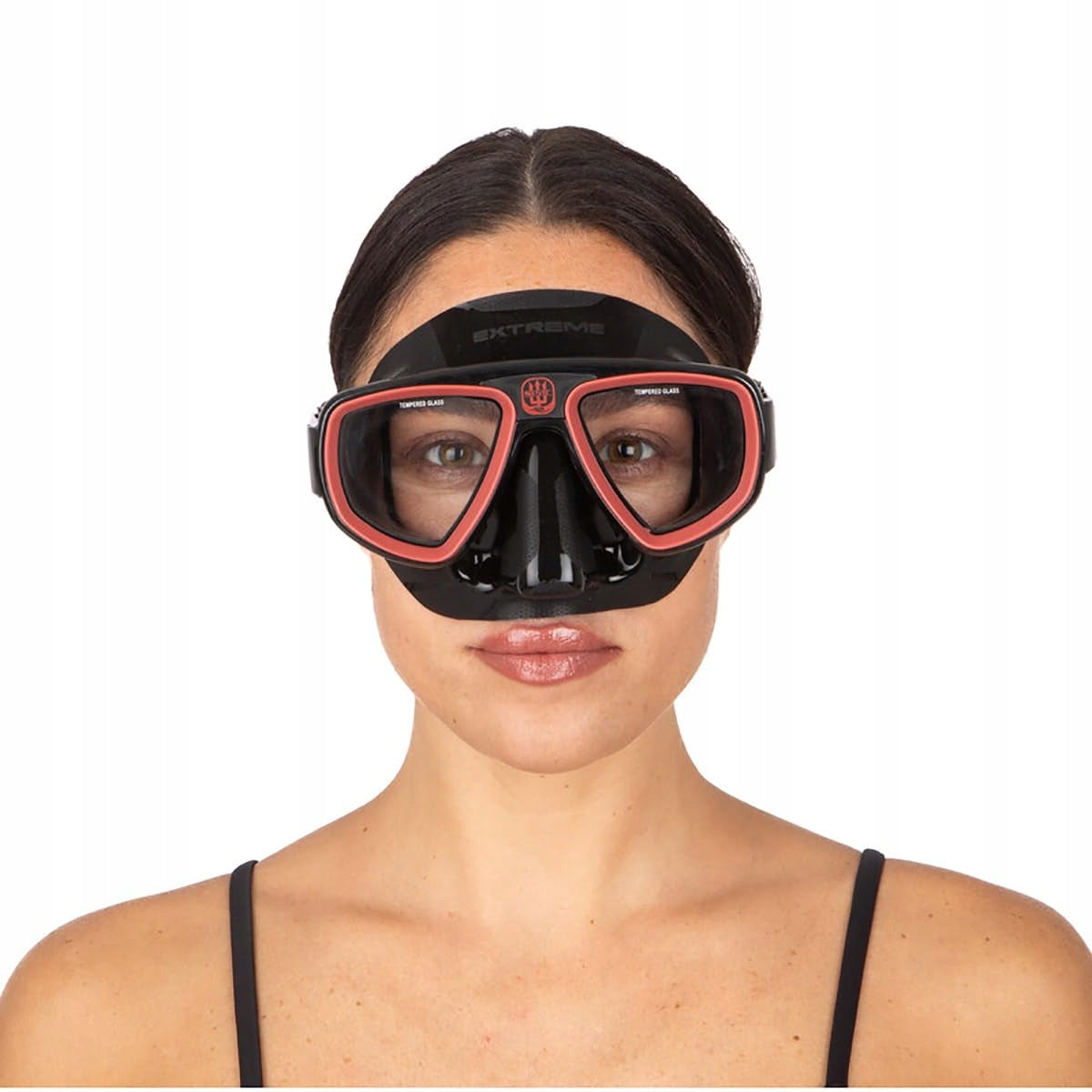 Seac Extreme 50 diving mask black-red, silicone, Model Extreme 50
