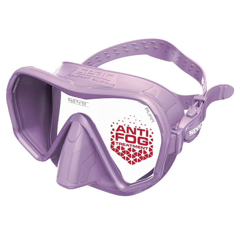 Seac Pura AT - non-pairing diving mask with lilac plasma technology